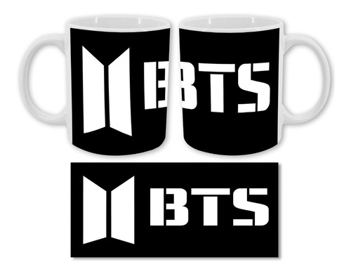 Mug Pocillo Taza Bts K-pop Banda Coreana 