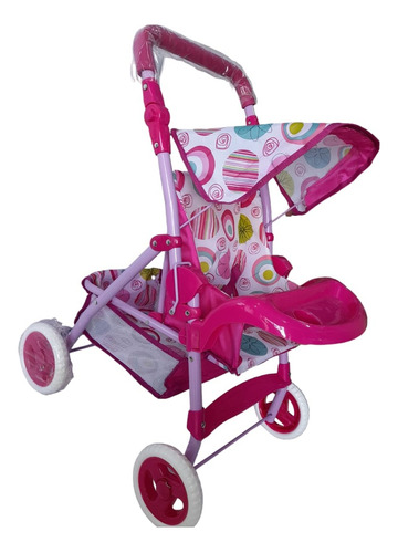 Coche Muñecas Grande Doll Stroller 3 Diseños Plegable