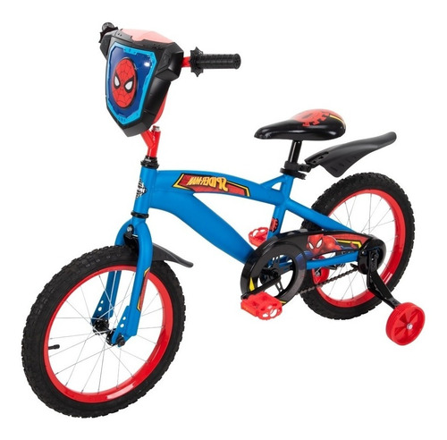 Bicicleta Infantil Huffy Marvel Spiderman Rodada 16 Niños