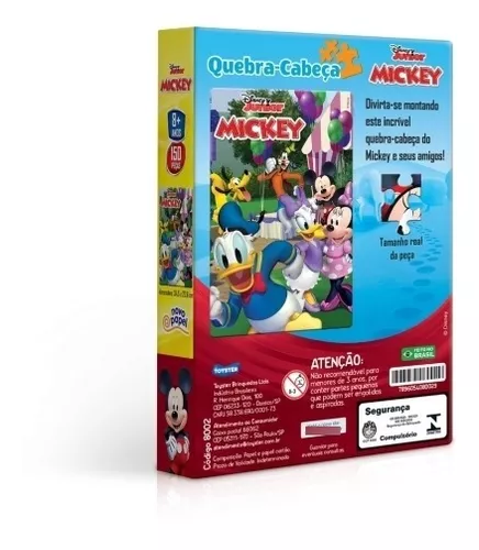 Quebra Cabeça Mickey 150 Peças