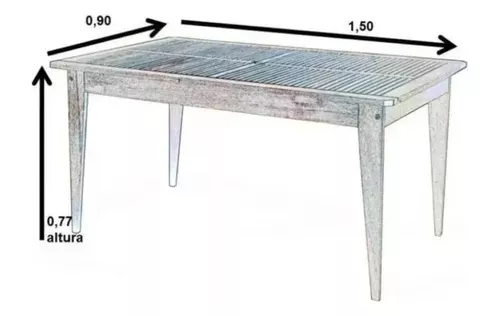 Conjunto Mesa E 4 Cadeiras Madeira Munik Furo Para Ombrelone - Garimmpo  Cedro Rosa - Loja de Móveis de Madeira & Industriais