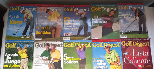  1 Golf Digest Lote De 10