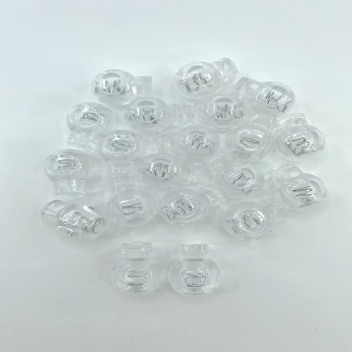 Olgamo Roman Shade Orbs Lock Rope Buckle (transparent X 20pc