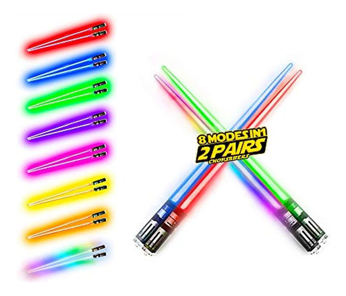 Palillos Lightsaber Light Up Star Wars Led Palillos Para Cor