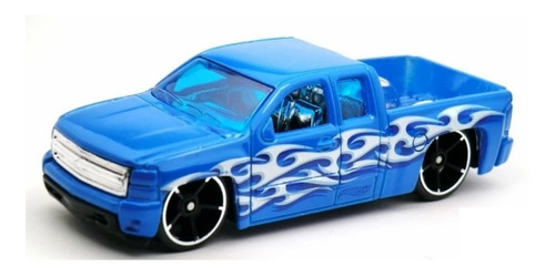 Hot Wheels Chevy Silverado Pickup Doble Cabina Solo Envios