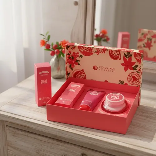 Kit Presente Romã Perfume E Hidratação Loccitane Au Brésil
