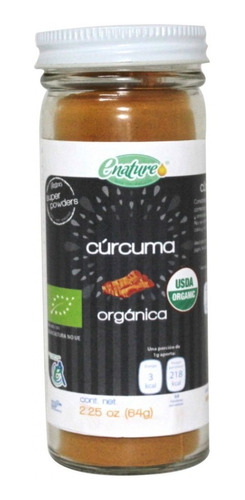 Cúrcuma Orgánica Super Power 64g Enature Antioxidante