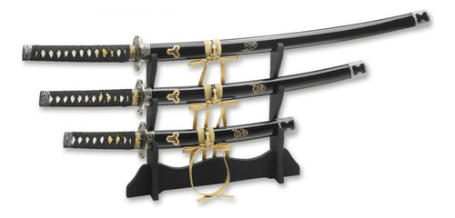 Set  3 Espadas Katanas Samurai Kill Bill Decoracion Cosplay