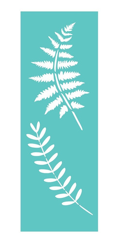 Imagen 2 de 4 de Stencil Laura Craft Set Hojas De La Selva