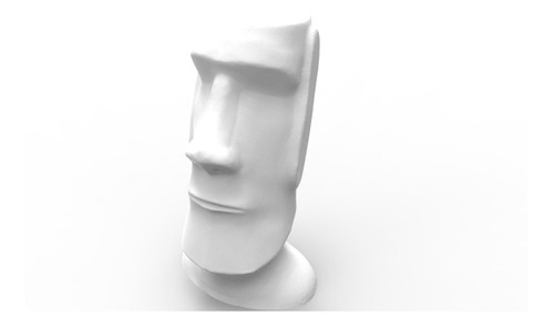 Escultura Decorativa Moai Moderno 3d Pla