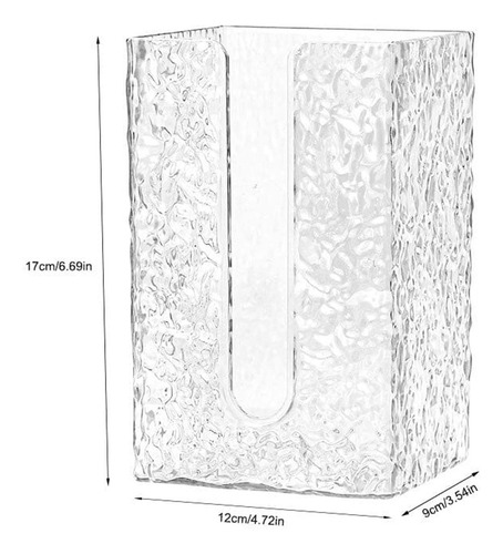 Cajón De Pared Para Pañuelos Con Diseño De Glaciar