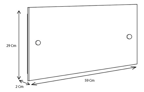 380casol-tb Calefactor De Techo Aluminio Blanco 165w 59x29cm