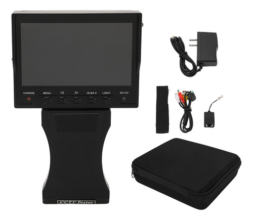 Monitor De Vídeo Analógico Hd Con Cámara Lcd Cctv Tester De