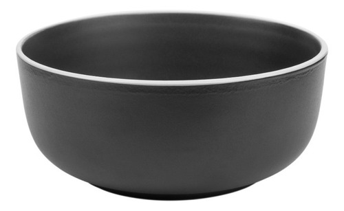 Bowl De Porcelana Sakura 14cm Negro X6 Unidades