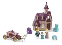 Comprar Castillo De Muñecos Con Carruaje Y 8 Accesorios Juguete