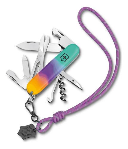Cortapluma Victorinox Companion Estilo Ciudades + Cordon. Color Sydney Style