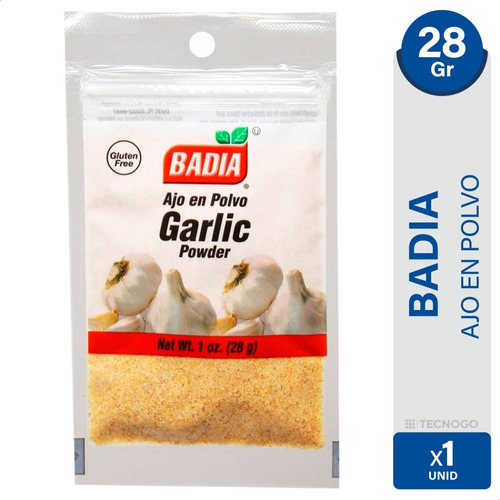 Ajo En Polvo Badia Libre Gluten - 01mercado