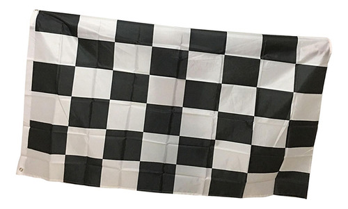 Banderas Portátiles De Carrera En Blanco Y Negro Para