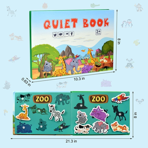 Libro Tranquilo Para Niños, Libro Interactivo Montessori