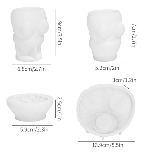 Molde De Silicona De Muñeco De Nieve Molde De Silicona 3d Ju