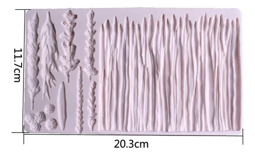 Molde De Silicona Para Hojas, Moldes De Fondo De Flores De R