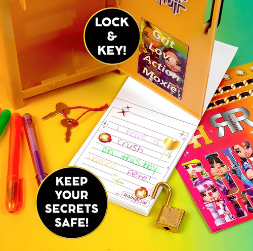 Rainbow High Secret Locker - Juego De Papelería