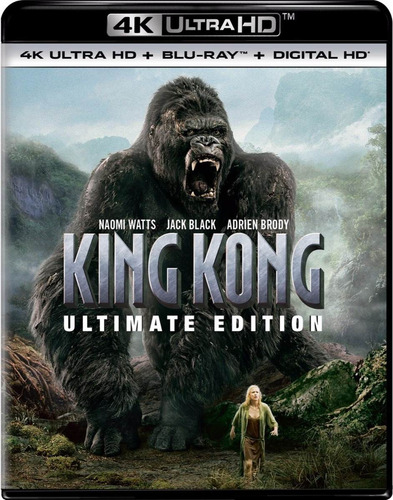 Imagen 1 de 3 de 4k Ultra Hd + Blu-ray King Kong (2005) Version Extendida