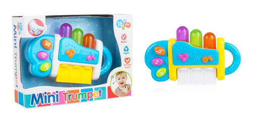 Toys Palace Juguete Para Bebe Trompeta Musical Y Luz