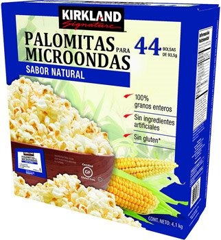 Envio Gratis! Palomitas Naturales Kirkland 44 Piezas