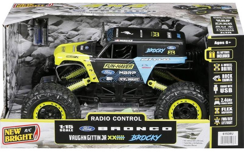 Carro A Control Remoto Ford Bronco Brocky 1:15 Recargable 