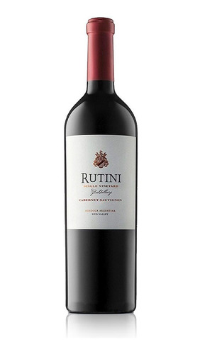 Imagen 1 de 1 de Vino Rutini single vineyard gualtallary cabernet sauvignon 750ml