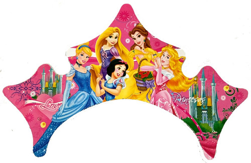 Imagen 10 de 10 de Kit De Decoración Fiesta Princesas, Cumpleaños, Piñata