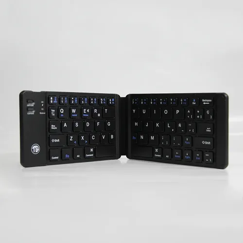 Mini Teclado Bluetooth, Plegable, Letra Ñ, Portatil, Delgado