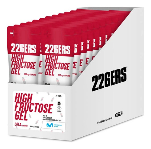 226ers High Frutose Gel 80gr (caixa Com 24 Sachês)