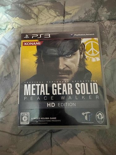 Metal Gear Solid Peace Walker  Hd Ps3 Japones