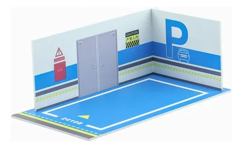 Cenário De Estacionamento Modelo Diorama De Carro 1/24 F