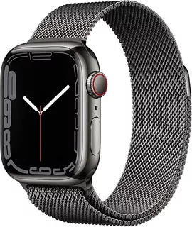Apple Watch Series 7 45 Acero Graphite Milanese Loop 4g