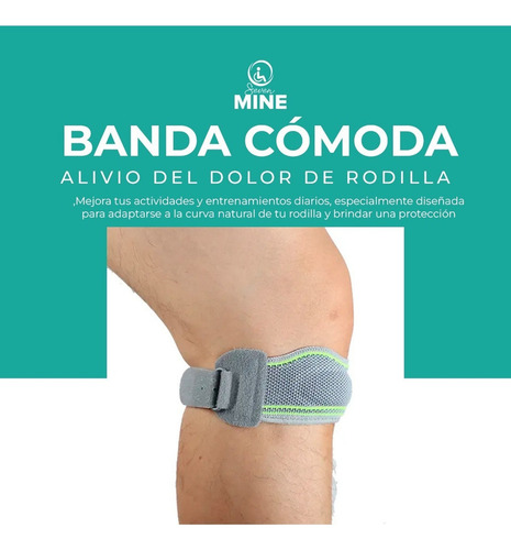 Rodillera Banda Rotuliana Con Silicon Patelar Talla Unica