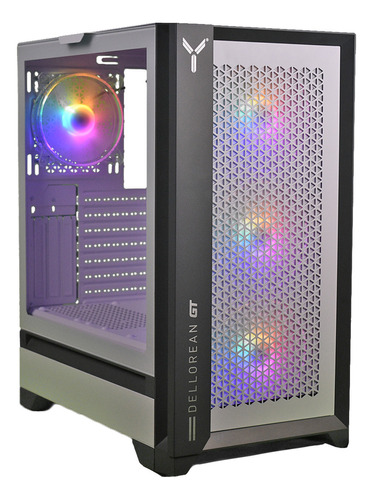 Gabinete Gamer Dellorean 4 Cooler Rgb Vidrio Templado Fuente