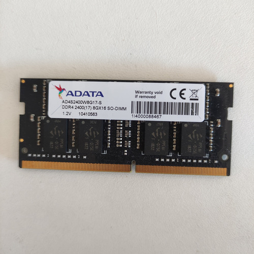 Memoria Notebook Adata Sodimm Ddr4 2400 8g (Usado)