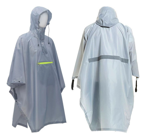 Sc Poncho Impermeable Con Banda Reflectante For Hombre