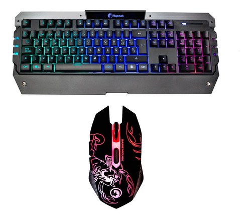 Combo Teclado Mouse Gamer Meetion Retroiluminado Pro C2 Oy