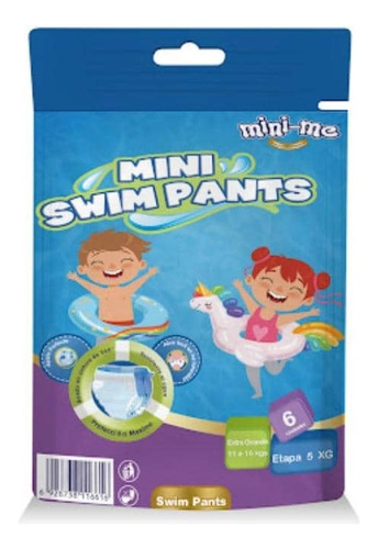 Pañales De Bebé Para Piscina Marca Mini-me Talla Xg - 6 Paq