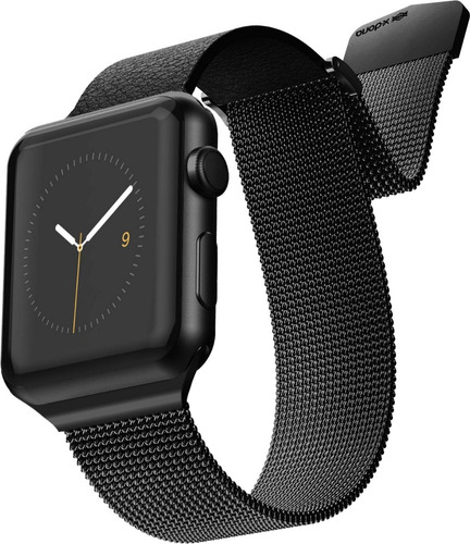 Correa Acero Y Cuero X-doria Compatible Con Apple Watch 38mm