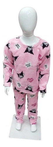 Pijama Invierno Polar Plush Peluche Niño Niña Personajes