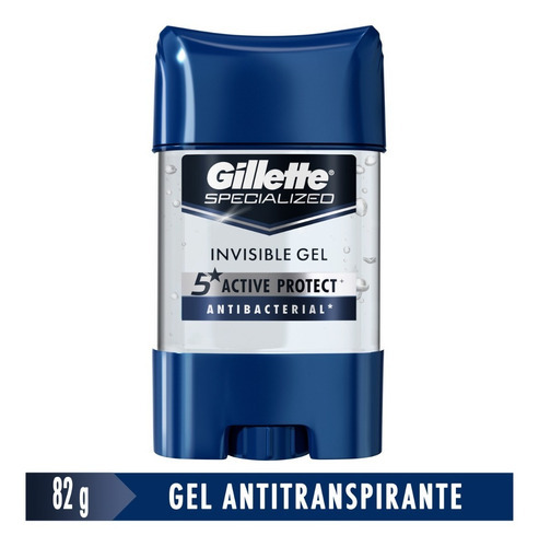 Desodorante Gillette Clear Gel Antibacteriano 82ml