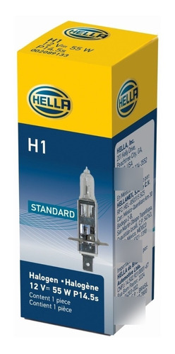 Ampolleta Hella H1 12v 55w P14.5s T2.5 Halógeno Ekipa - T