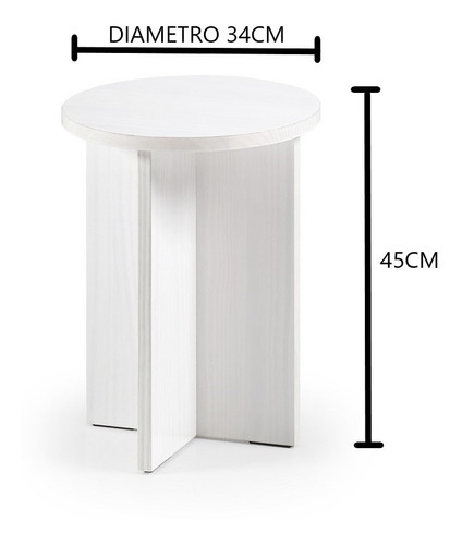Móvel De Cozinha Sala De Estar Mesa De 90cm Com 4 Banquetas Branco