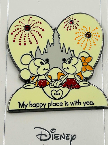 Pin Mickey Y Minnie My Happy Place Is With You Disney