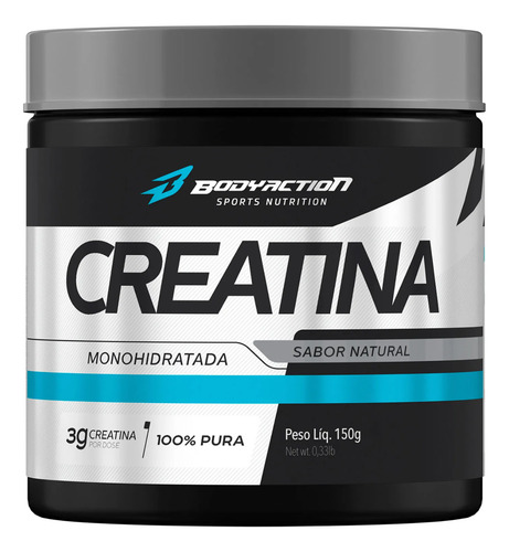Creatina Monohidratada Body Action 150g Sem Sabor